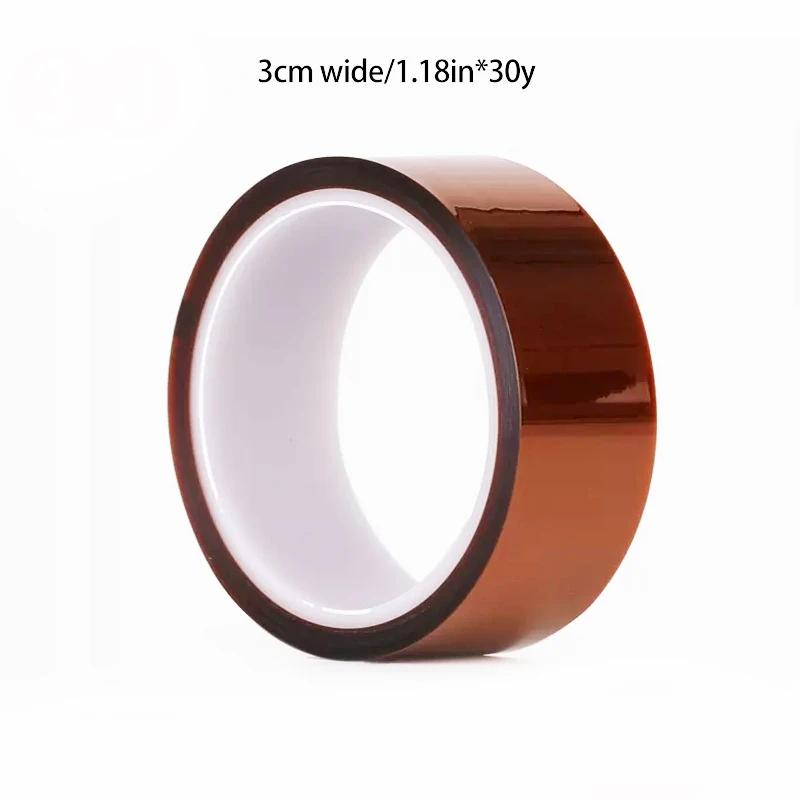 30m Varmebestandig Kapton Tape – Polyimidisolasjon for Litiumbatterier, Elektronikk og Lodding