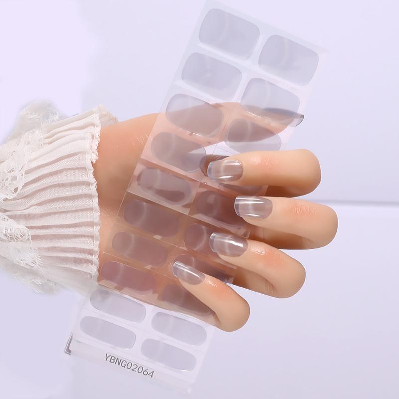 Semi-curing Light Therapy Nail Stickers Gel Nail Stickers Semi-curing Light Lamp Nail Stickers Harden, Last Long and Are Waterproof