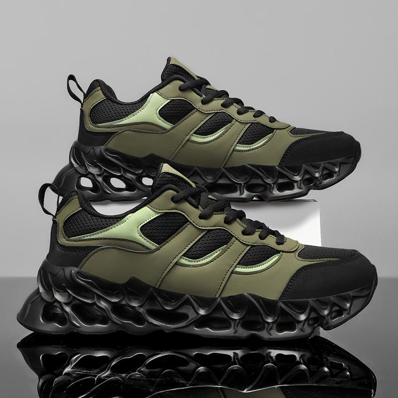 

Кроссовки для мужчин Беговые кроссовки Мужские Дышащая сетка Мягкая подошва Удобная обувь для ходьбы Повседневная спортивная уличная обувь 39 армия зеленый