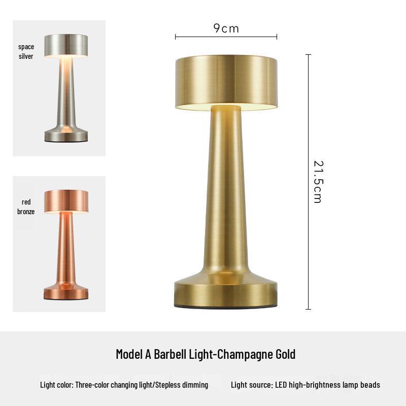 

Cross-Border LED Retro Touch USB Charging Desk Lamp for Bedside, Dining, Bar, and Decor.