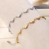Small Banana Shape High-End Necklace Titanium Steel Gold-Plated Personalized Fashion Bracelet