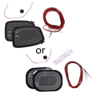 Universal Quick Warm 12V Car Side Mirror Glass Heater Heated Defogger Pad Mat