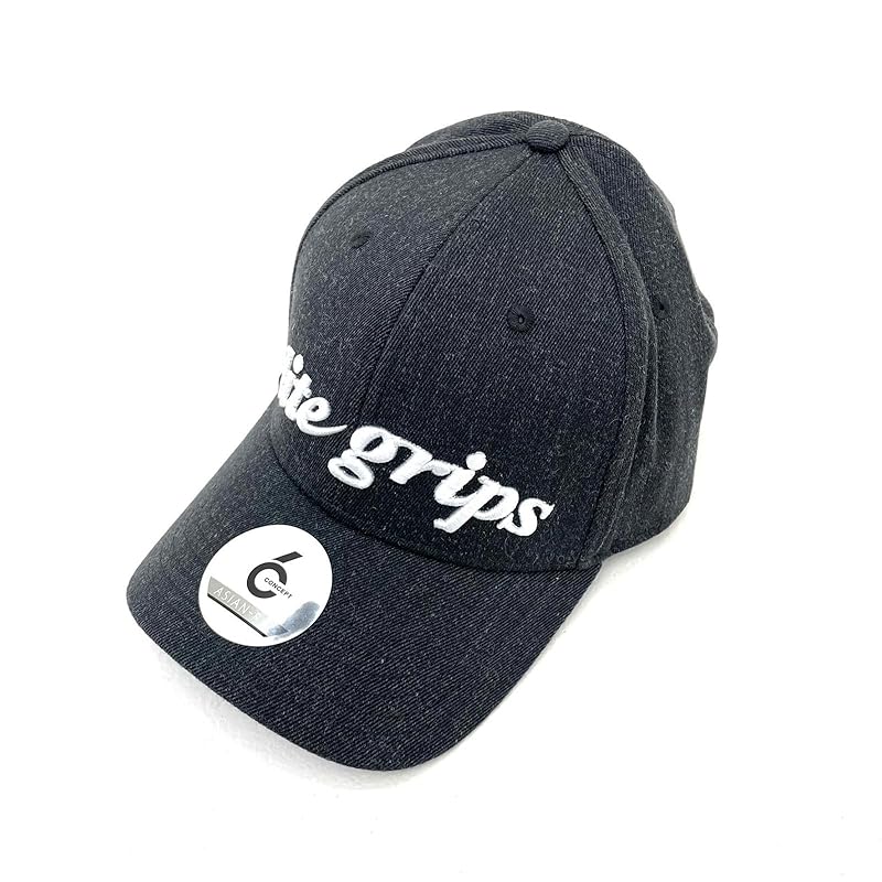 

[Elite Grip] TOUR MODEL CAP EDITION golf cap hat Thick stretch material men s charcoal gray