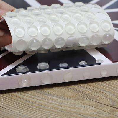 Pernițe Tampon Autoadezive din Silicon pentru Dulapuri Set Tampon Rotund pentru Uși de Dulapuri Sertare pentru Dulapuri de Bucătărie Plăci de Tăiat Rame Foto