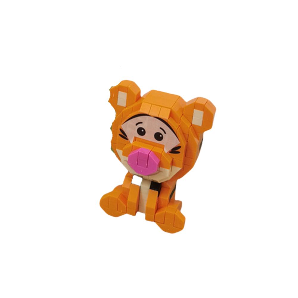 Cute Granular Building Blocks, Mickey Mouse, Minnie, And Duck Building Block Assembly Toys, Suitable For Boys And Girls'