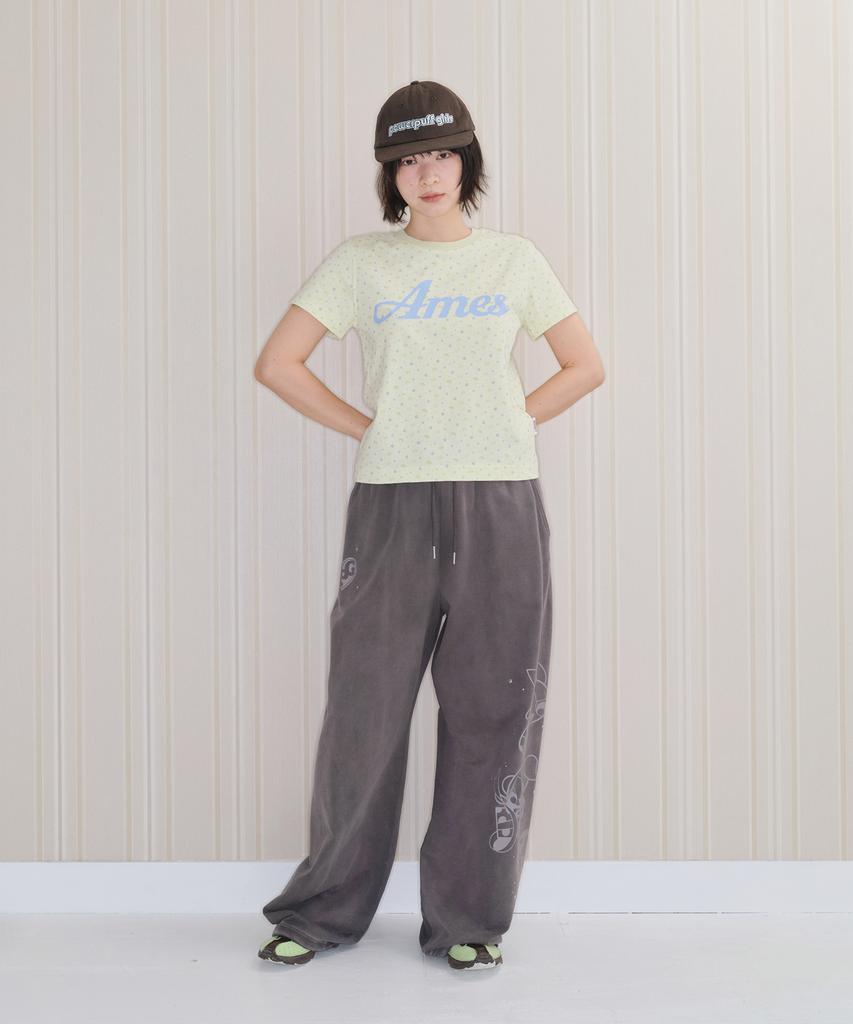 AMES-WORLDWIDE Ppg Hotfix Drawing Sweat Pants Deep Charcoal
