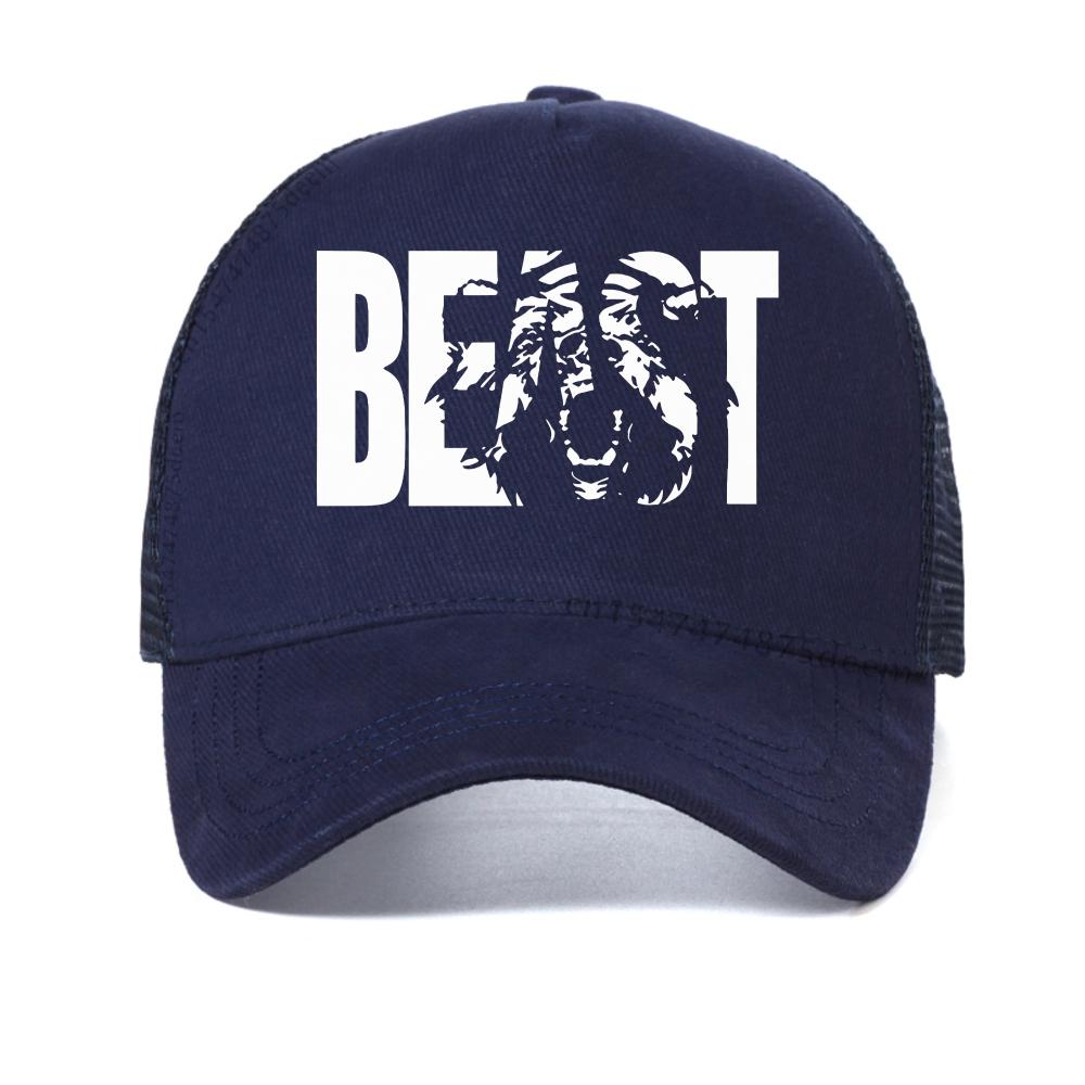 

Retro Beauty And Beast baseball cap fashion casual Unisex adjustable mesh trucker hats outdoor Breathable sun Snapback hats Adjustable темно-синього кольору