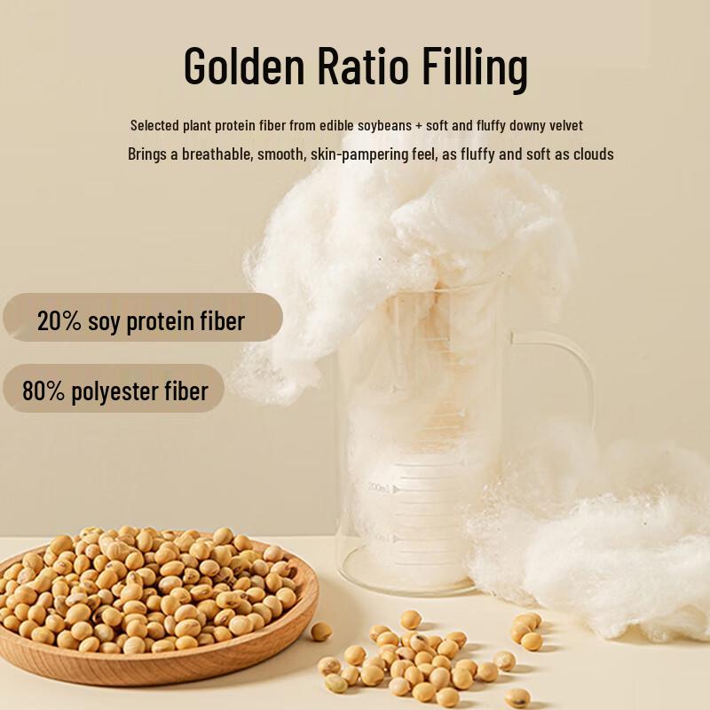 Class A Antibacterial Soy Fiber Quilt for All Seasons