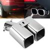 Stainless Steel Car Dual Outlet Exhaust Pipe Muffler Tip Rear Tail Throat for Toyota Alphard