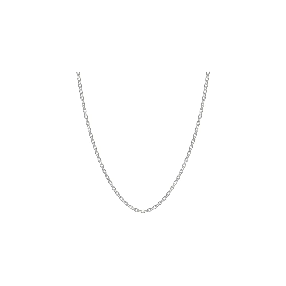 Shinjuku Gin no Kura Silver 925 Figaro Chain Necklace, Approx. 21mm Wide, 40-80cm (70cm) Length,