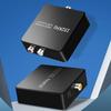 Coaxial Audio Converter SPDIF To RCA/3.5mm Stereo Adapter With Multiple Audio Output Options For TVs/Speakers, Headphones