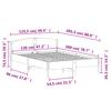 Solid Wood Bed Without Mattress 120 X 200 Cm Pine Wood
