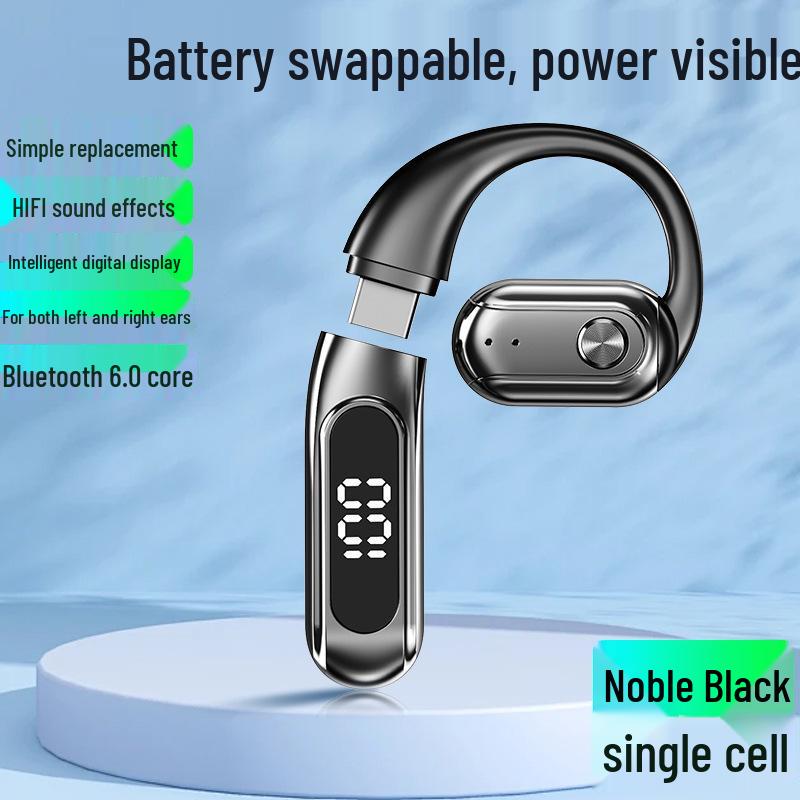 2025 New Model Bluetooth Headphones: Open-Ear, Noise-Cancelling, Ultra-Long Battery for Comfortable, Wireless Sport Running