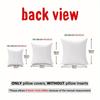 4pcs Floral Portrait Theme digital printing pillow cover Short plush Suitable living rooms bedrooms sofas throw cushion cover