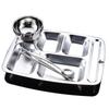 304 Stainless Steel Divided Lunch Tray