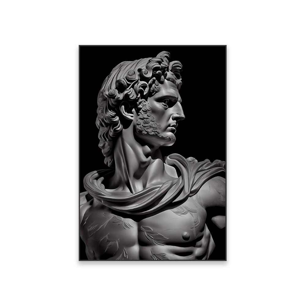 Modern Abstract Greek Statue Poster Zeus Plaster Sculpture Art Canvas Painting David Art Prints Wall Picture for Living Room