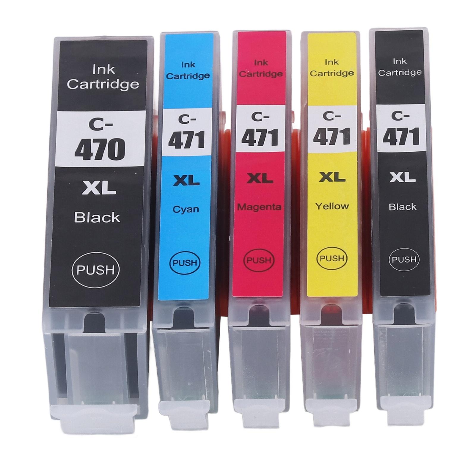 

Ink Cartridge Printing Accessory Part for PIXMA MG5740 MG6840 MG7740 TS5040 TS6040 TS8040 5 Color BK BK C M Y