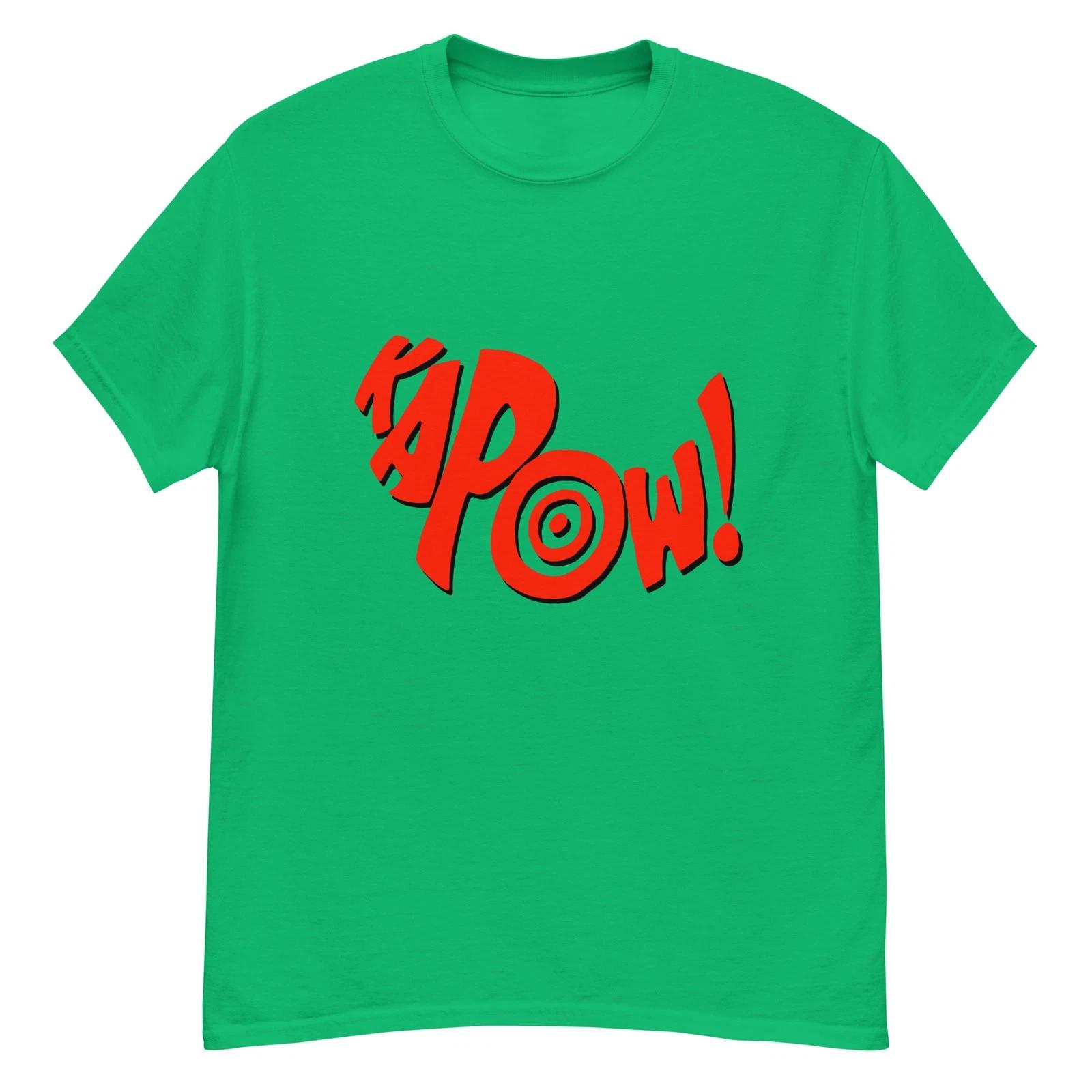 Vintage comic book pop art sound effect “KAPOW!” t-shirt L