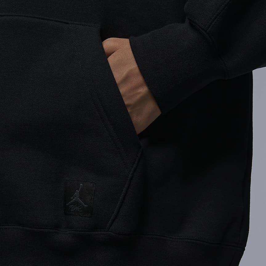 Jordan Flight Fleece Hoodie Women Tops Black FB5111-010