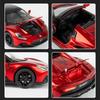 1/32 Maseratis MC20 Cabrio Coupe Alloy Sports Car Model Diecast Metal Track Racing Vehicles Car Model Sound and Light Kids Gifts