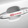 AABIW1 4PC Car Door Handle Decorative Sticker Vinyl Decal For Kia Sportage Rio Sorento Soul Ceed Forte Cadenza Cerato K1 K2 K3 K5 K6 K9