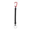 5Pcs Fishing Lanyards with Carabiner Fishing Coil Lanyard Fishing Tool Retractable Safe Rope for Pliers Boating Tools
