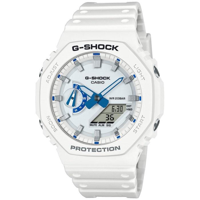 [Casio] G-Shock GA-2100HDS-7AJF Мужские часы, Белый/Синий (Светящийся циферблат)
