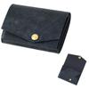 Small Pueblo Made In Japan [Abrasa] Wallet, Leather, Men's Wallet, (Navy)