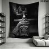 Jack Daniel'S Tennessee Whiskey Wandteppich Mode Druck Hintergrundtuch Wandverkleidung Dekoration Ferienwohnung Weiche Dekoration Wandteppich Hintergrundtuch