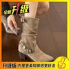 Boots Short Boots Women's Summer Thin Medium Knight Boots Suede Frosted High Heel Western Cowboy Boots
