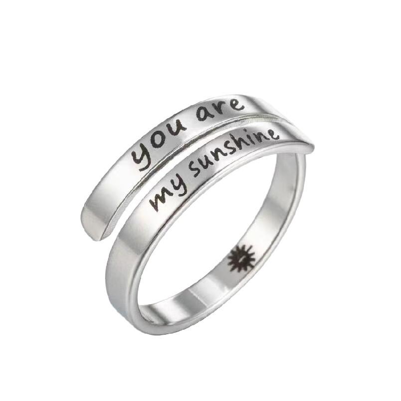 Retro Adjustable Open Ring Ins Fashion Jewelry Iamenough Multi-layered Ring for Women