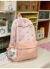 Schoolbag Yunyu Milk Yellow Cute Fun Manknitted Schoolbag Japanese Girl Lazy Atmosphere Casual Versatile Travel Backpack