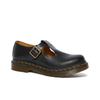 Dr. Martens Zapatos Mary Jane de Cuero Liso Polley Negros (De las mujeres) Zapatillas de Mujer 14852001