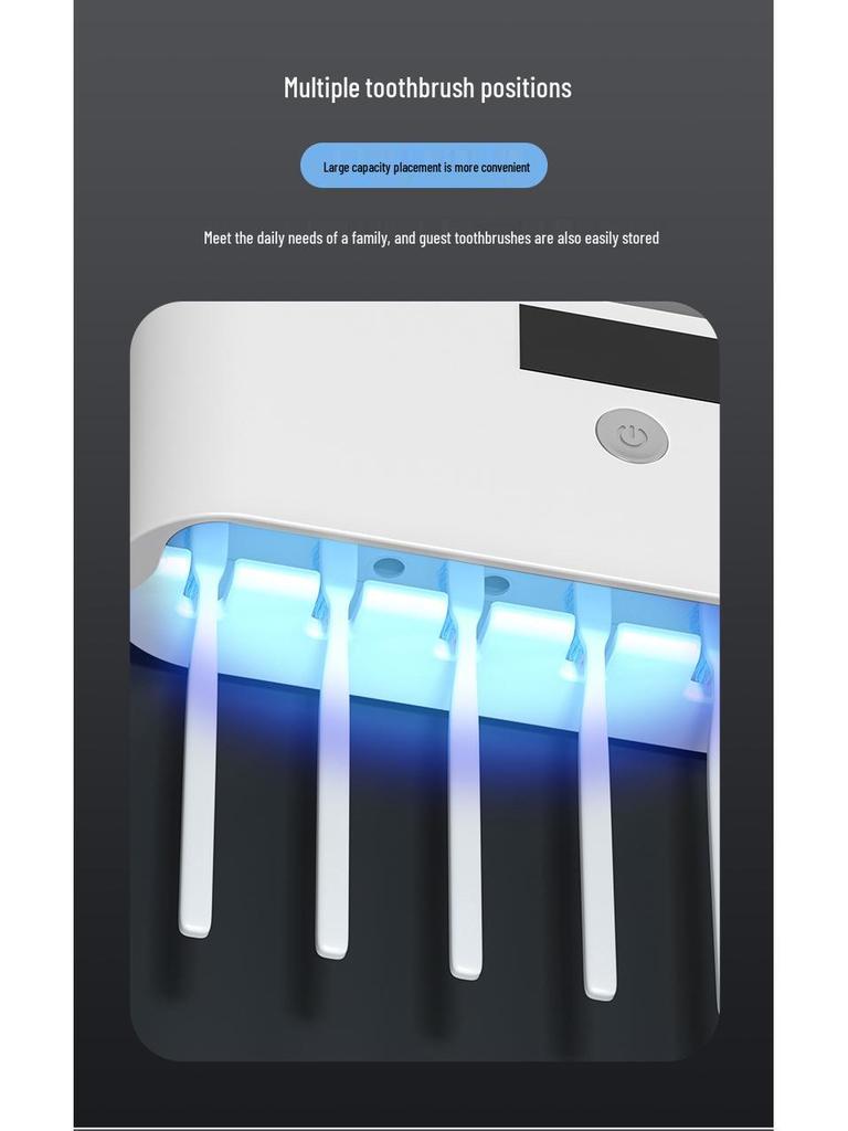 USB Wireless UV Toothbrush Sterilizer & Holder