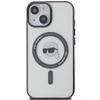 Karl Lagerfeld KLHMP15SHKHNOTK iPhone 15 / 14 / 13 6.1" Transparent Hardcase IML Karl`s Head MagSafe