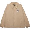 New Era FW24 MLB Vintage Academy Club Series Loose Fit Button-Up Warm Long Sleeve Cotton Jacket Unisex Jackets Khaki 14385114