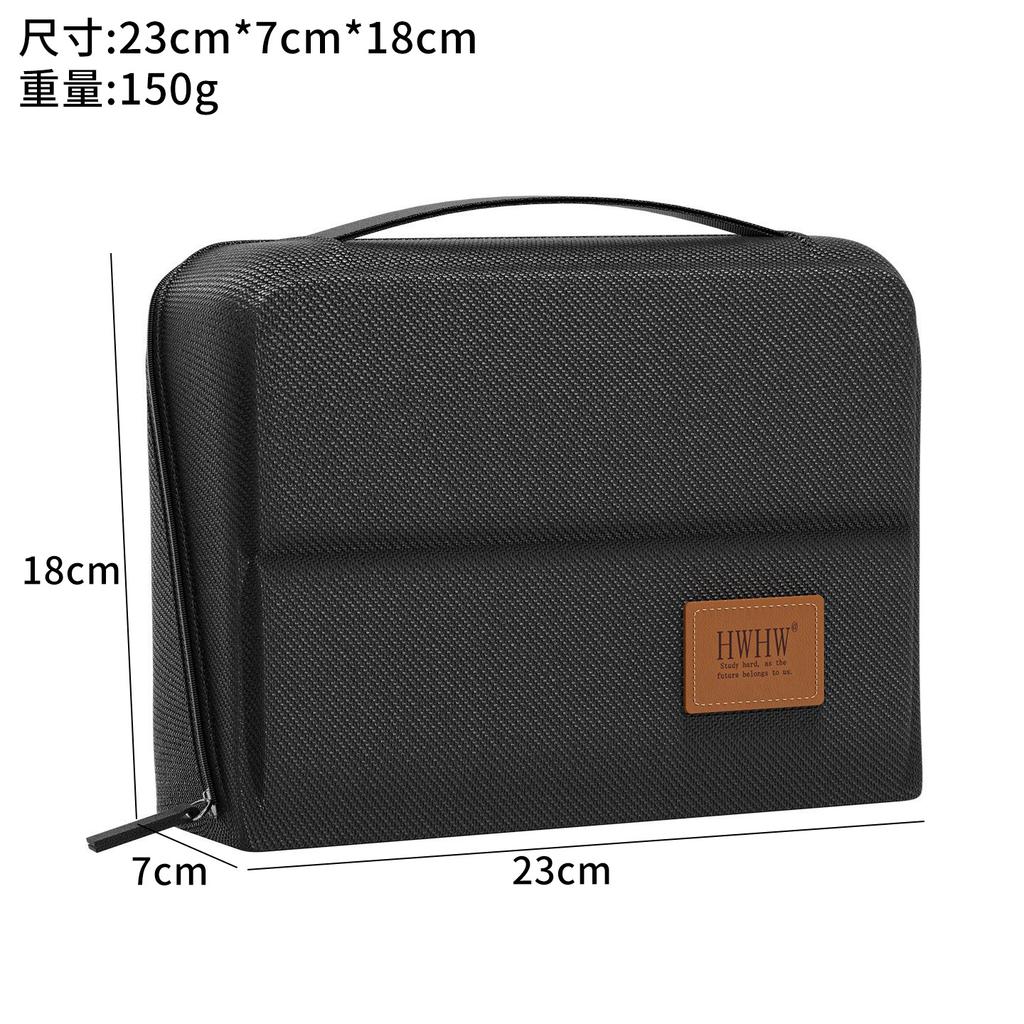 Magnetic Pencil Case Standing Large Capacity Multi-Layer Stationery Bag for Middle High School Students Boys Girls