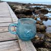 Gradient Color Ocean Theme Mug Hand-blown Sunset Mug Tea Cup Sea Glass Mug  Home