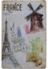 Metal Tin Morlant Reims Champagne Vintage French Posters Tin Sign Poster Wall Art Plaque Sign for Bar Coffee Office Wall Decor