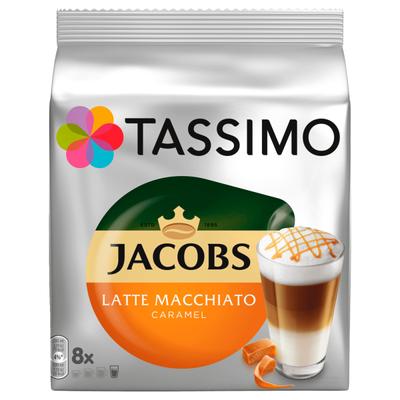 TASSIMO Kapsül Kahve Jacobs Latte Macchiato Karamel 268g 8 paket