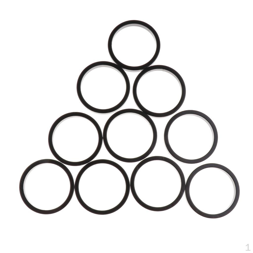 1-1/8  / 28,6 мм Алюминиевая шайба-проставка для рулевой колонки Велосипед MTB Велосипедный вынос чёрный