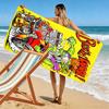 Hoodoo Gurus: Stage Beach Towel Outdoor Camping Beach Swim Absorbent Bath Towel Seaside Travel and Vacation Towels Beach Comfort Printing