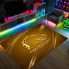 Brisbane Broncos Design Crystal Velvet Carpet Cozy Non?Slip Printed Rug For Bedroom Living Room Entrance