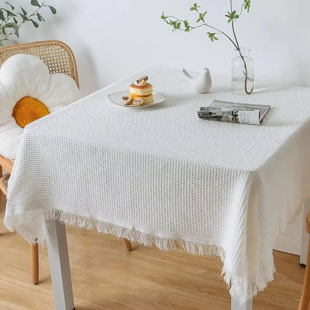 Rectangle Plaid Pattern Tablecloth Dust-proof Furniture Cover Household Garden Picnic Mat  Desk