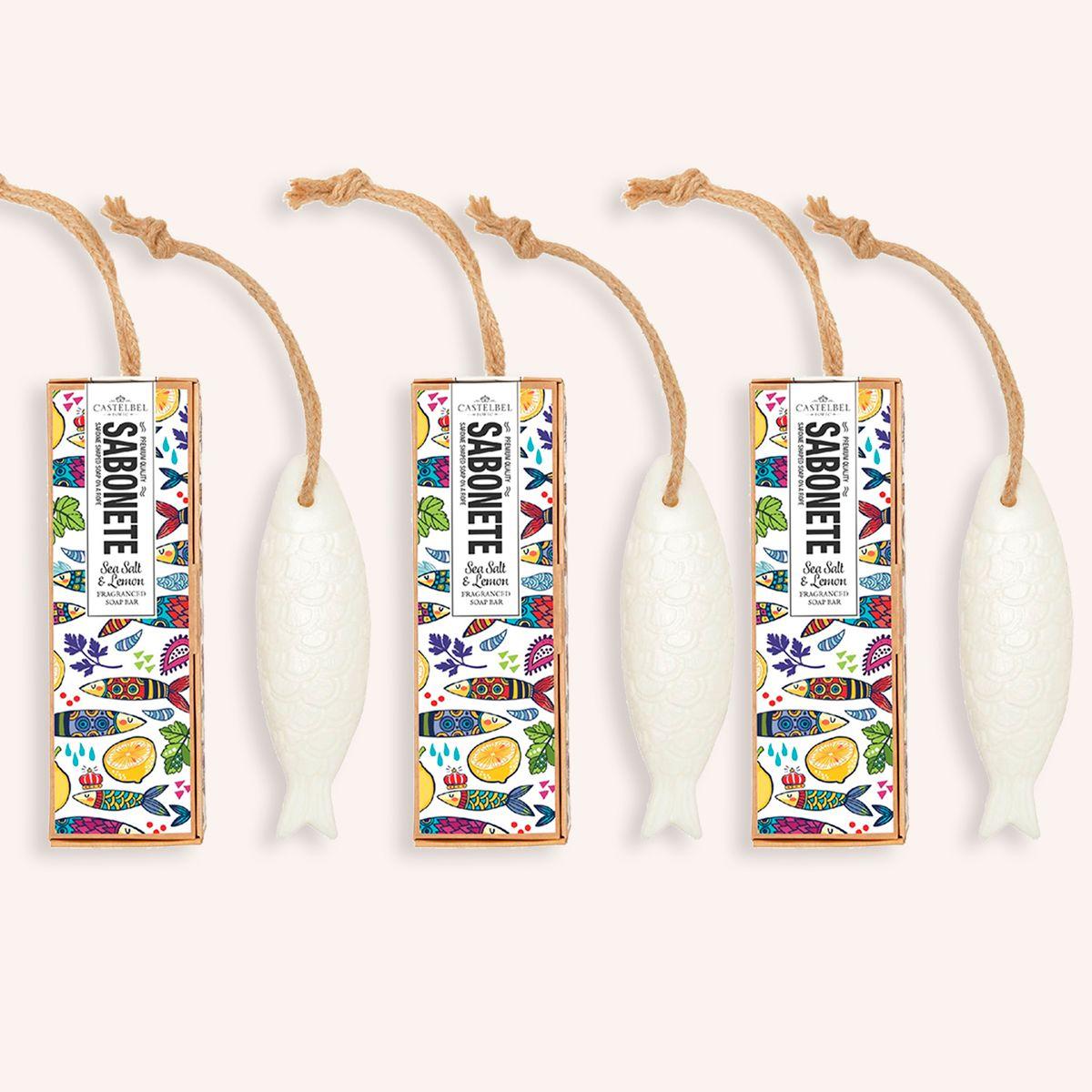 [3PACK] Sardine Soap Original - Lemon & Sea Salt ( 85g * 3)