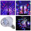E27 6W Double-headed LED Ball Stage Light Rotating Lamp KTV Club Party Christmas Decoration
