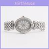 Fashion Ladies Jewelry Watch With Flower Design And Rhinestone Decor For Evening Wear