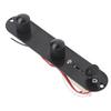 Guitar Control Plate Metal for TL Chrome Plated Prewired Circuit Board Replacement AccessoriesBlack