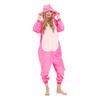 Piżama damska kombinezon kigurumi onesie kostium stich różowy 155-165 cm m