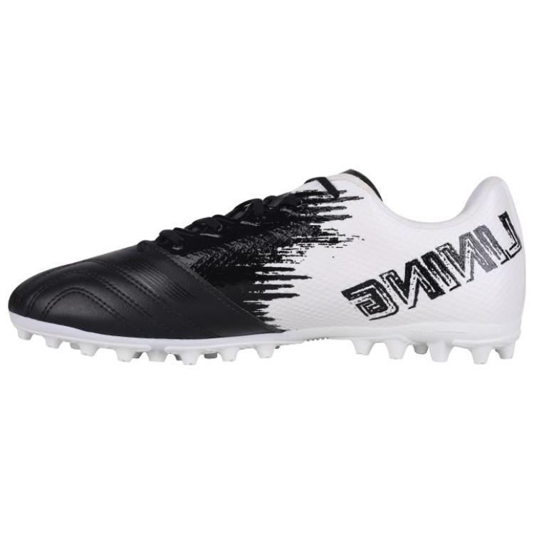 

LiNing MG Rubber Short Studs Firm Ground Artificial Ground Natural Ground Wear Resistant Soccer Shoes Men s Black White 44